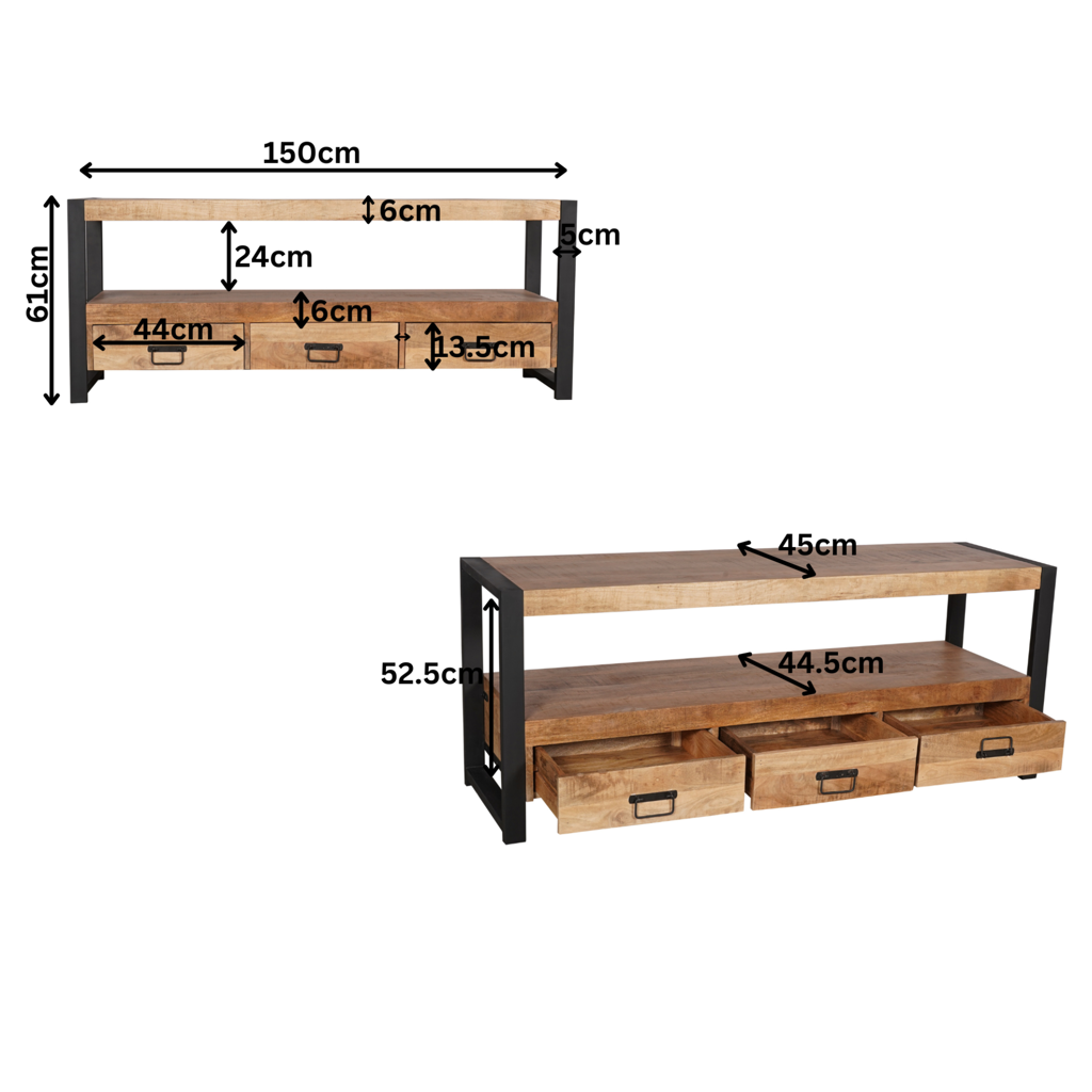 TV-Schrank Boaz | 150 cm