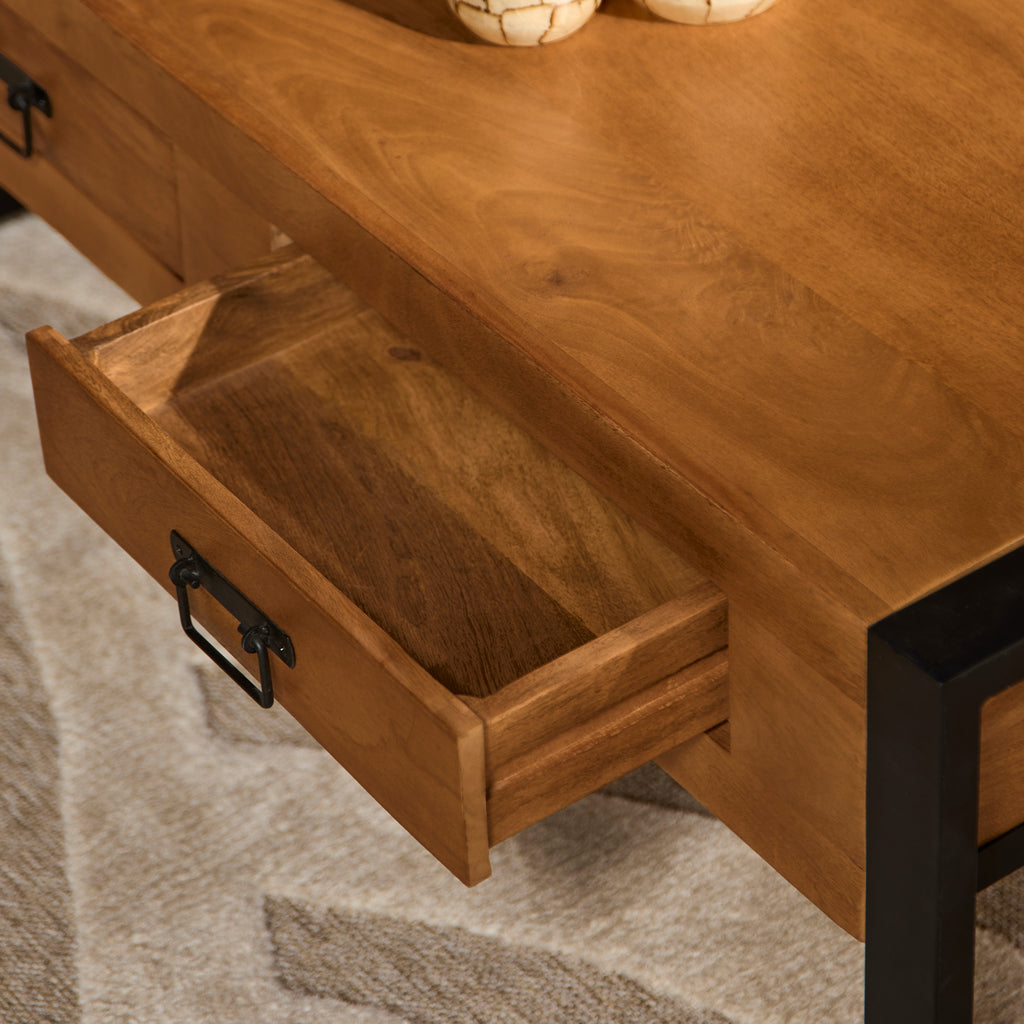 Couchtisch Boaz mit 2 Schubladen | 120 cm