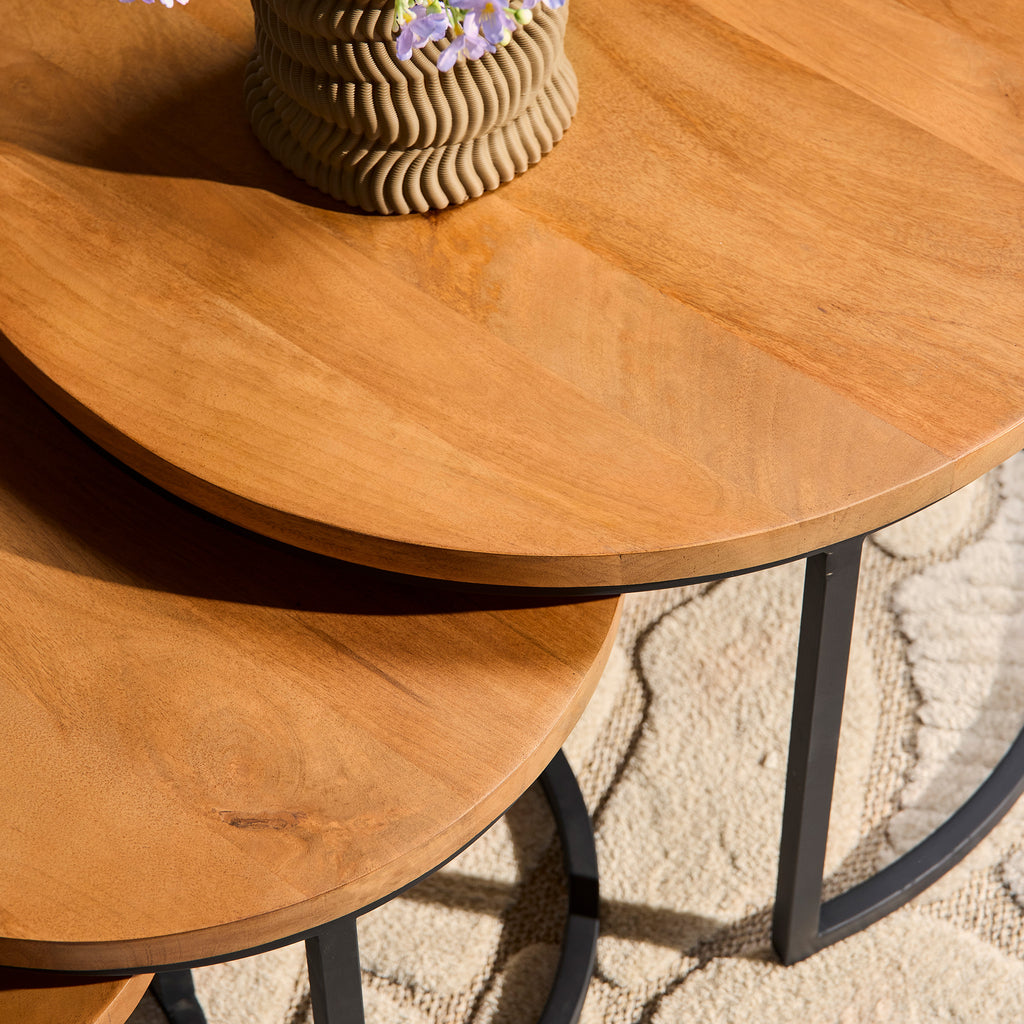 Couchtisch Denver | Set aus 3 | Rund