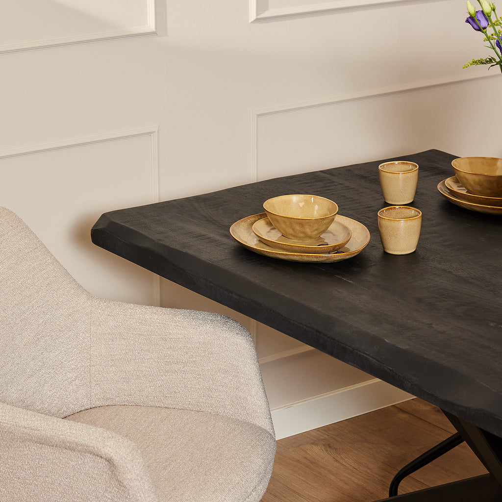 Baumstamttisch Boston Black | 160 cm
