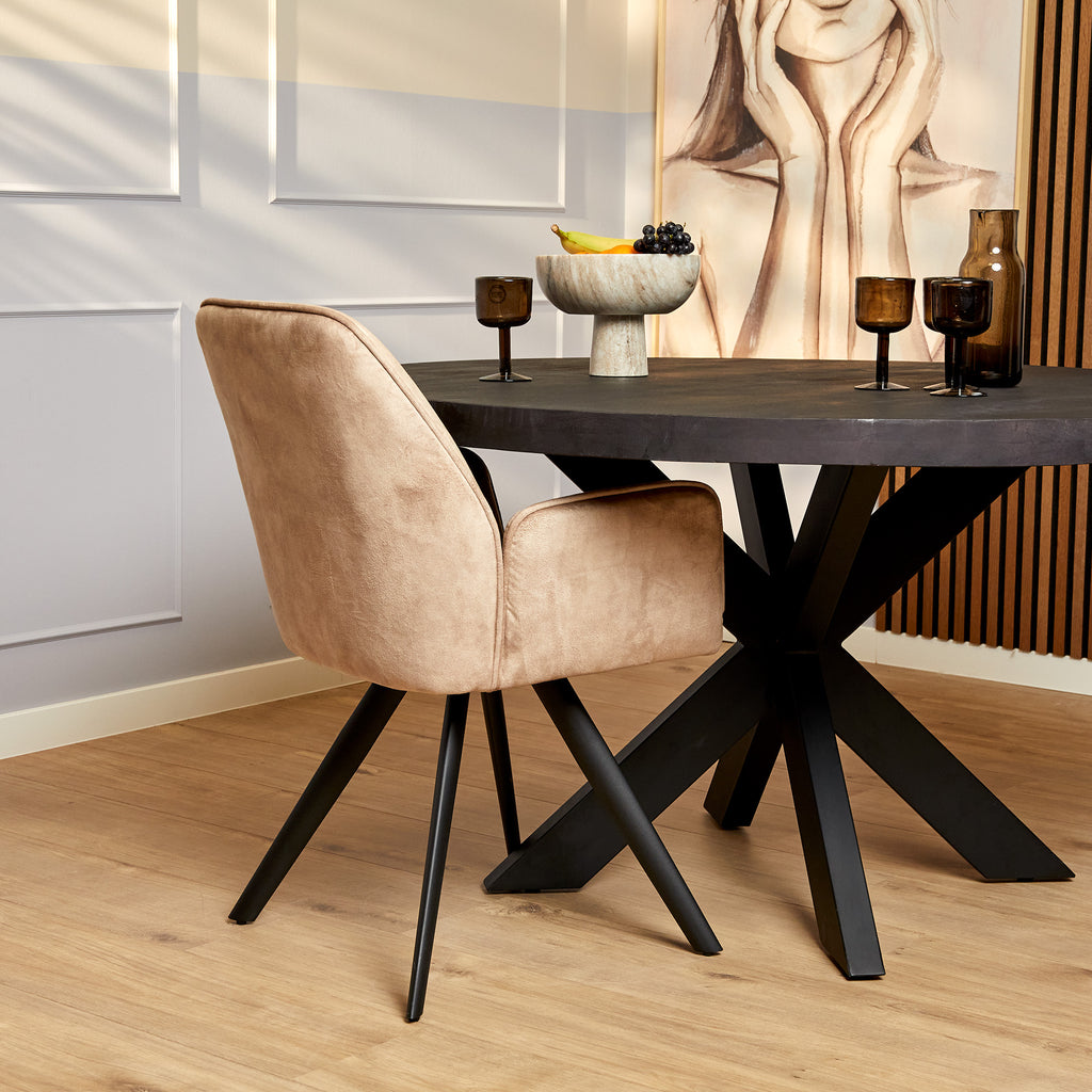 Esszimmerstuhl Nova | Beige (Set von 2)