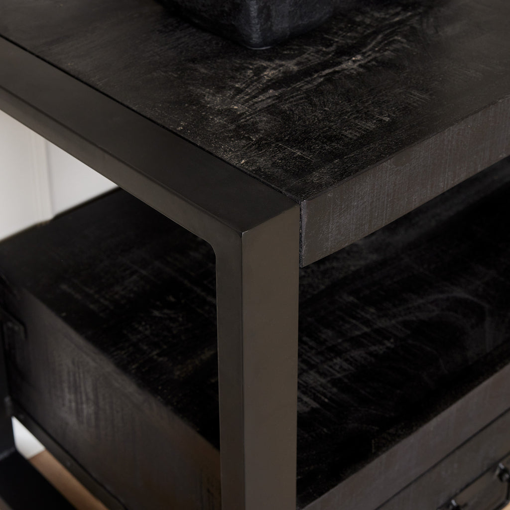 TV-Schrank Boaz Schwarz | 180 cm