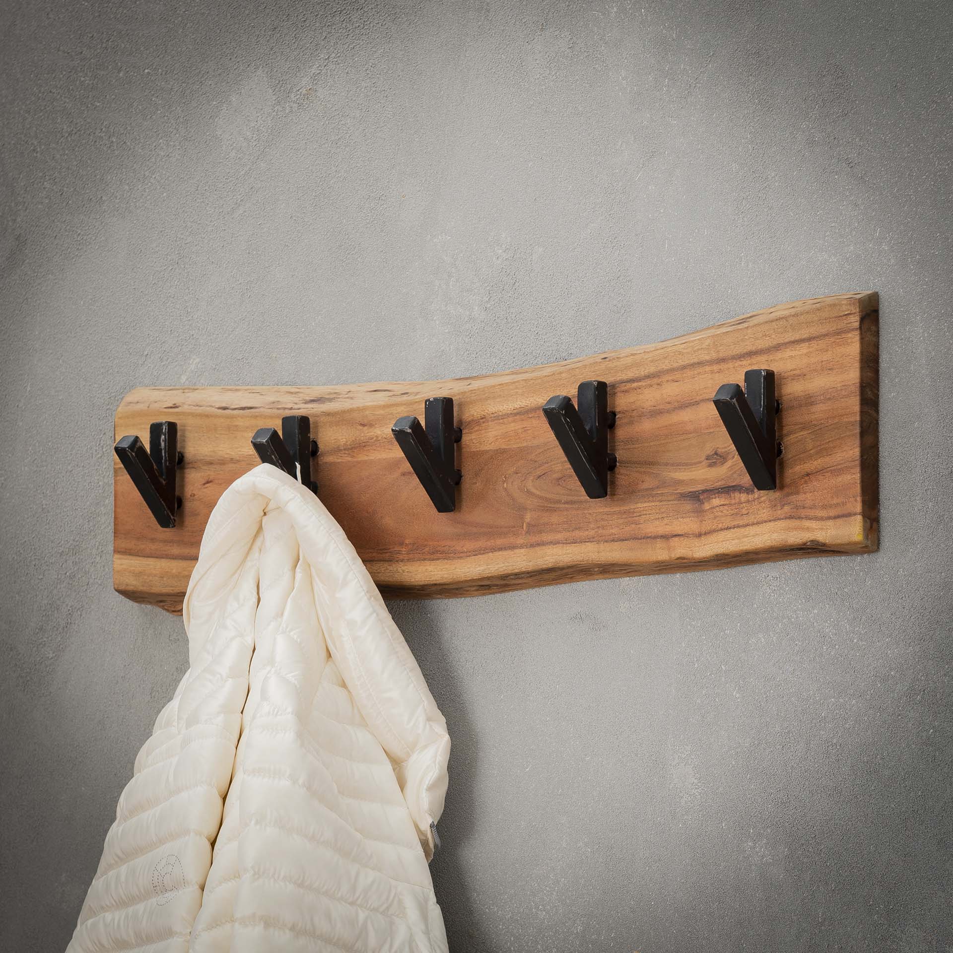 Garderobe – Prisma Pure – Massivholz Akazie natur
