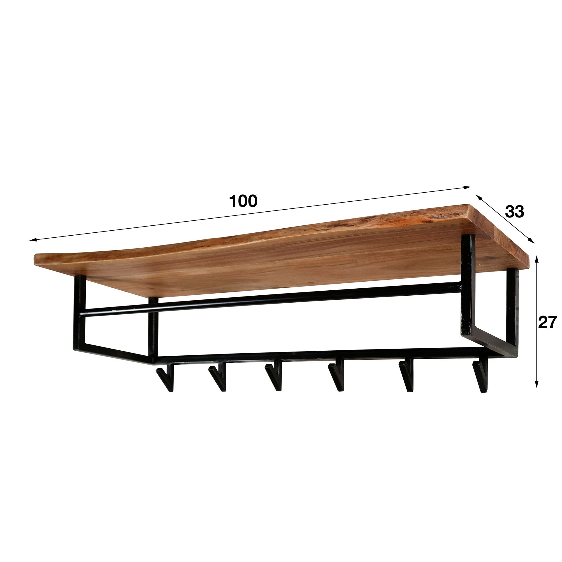 Garderobe – Luma Oak – Massivholz Akazie natur