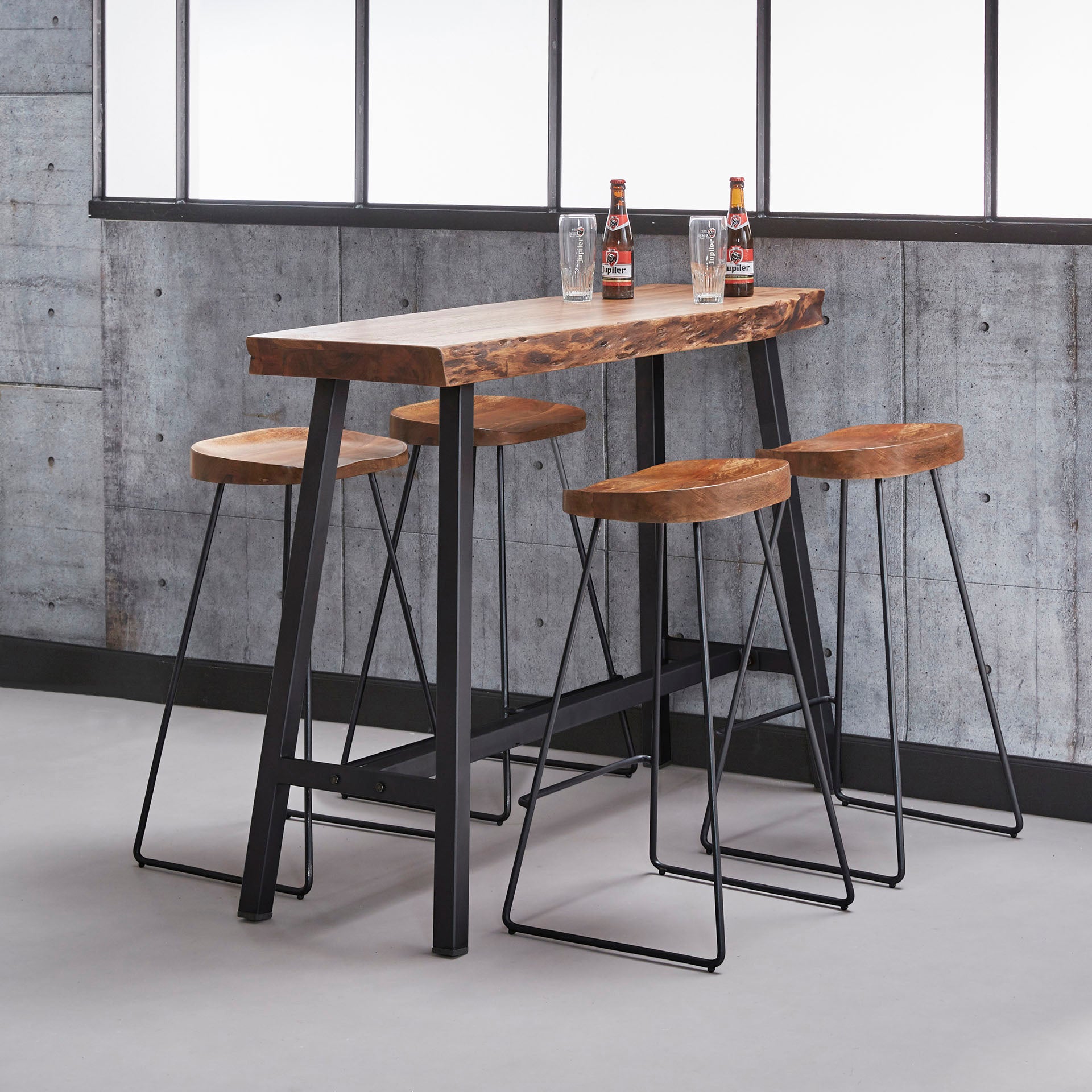 Beistelltisch – Evo Studio – Massivholz Akazie natur