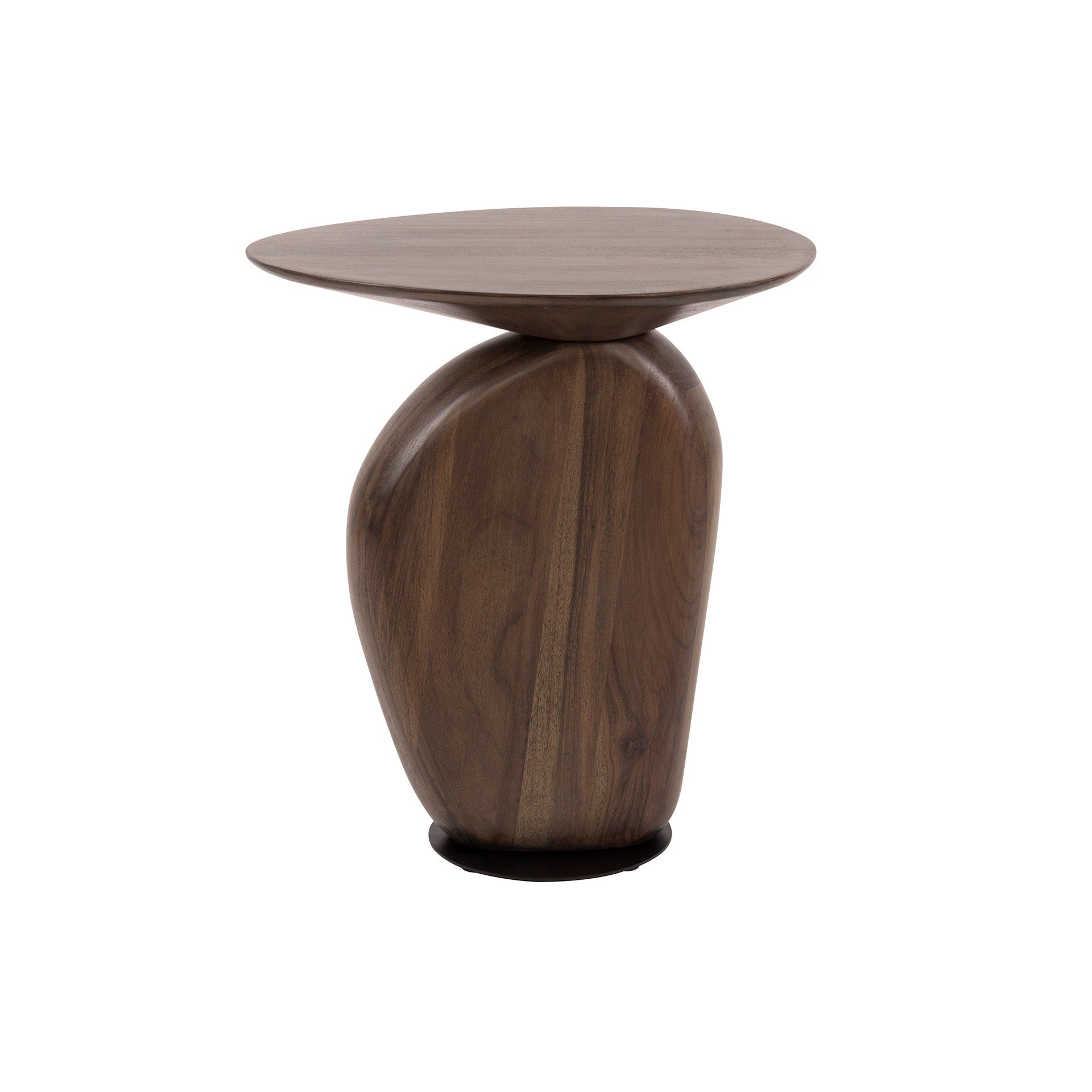 Beistelltisch Ondaro Art Solid 45x36x50 cm – organisches Design aus massivem Akazienholz mit warmem Finish