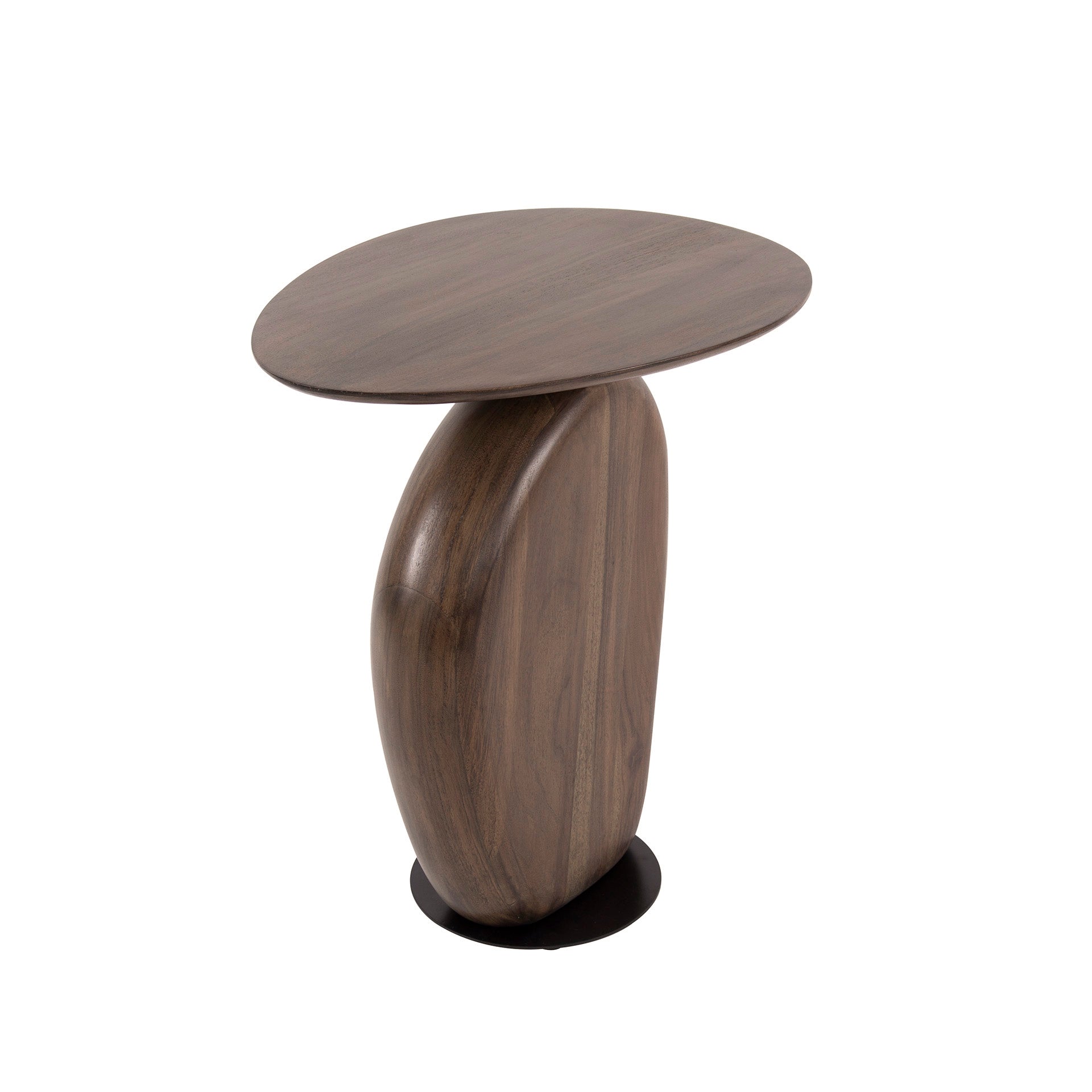 Beistelltisch Ondaro Art Solid 45x36x50 cm – organisches Design aus massivem Akazienholz mit warmem Finish