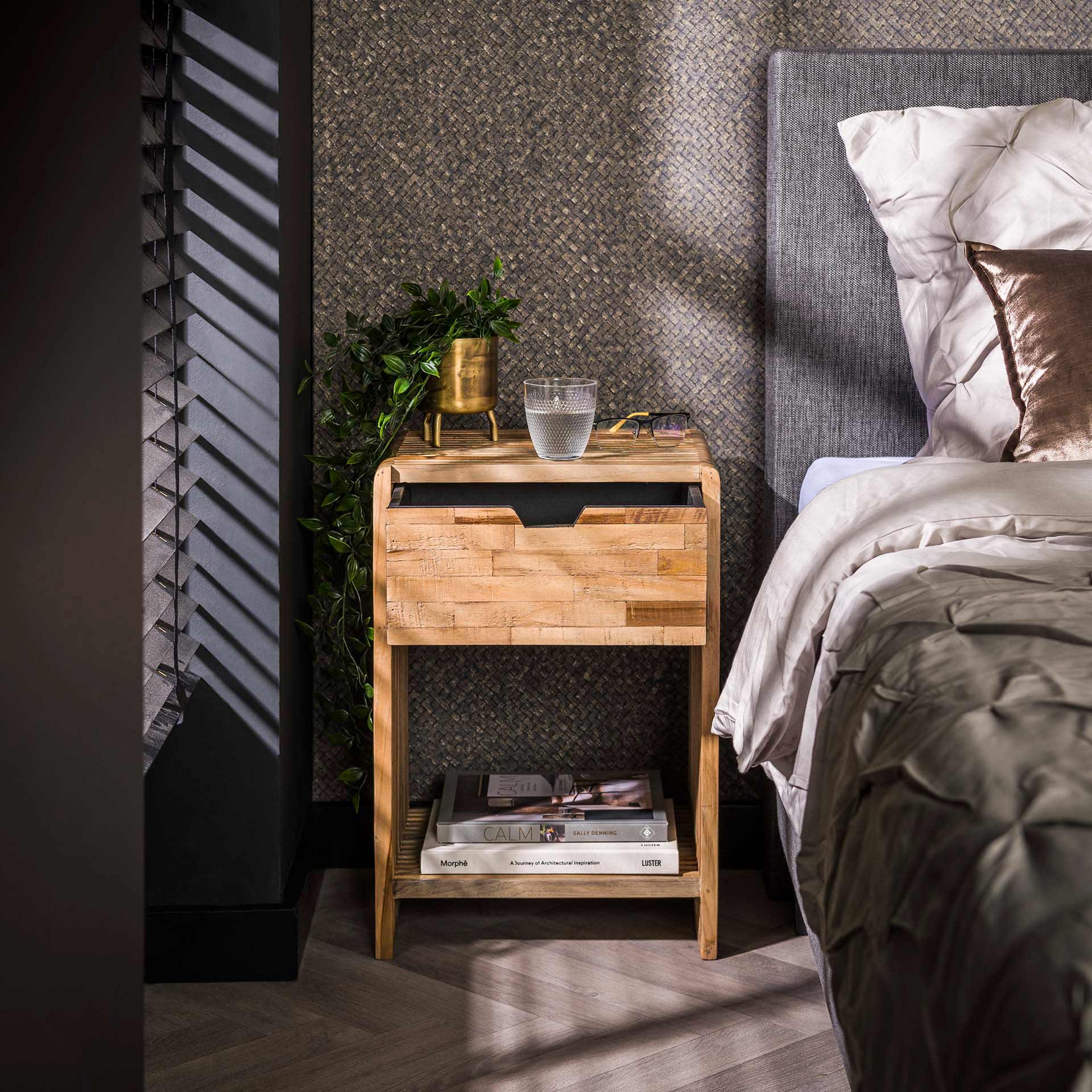 Beistelltisch – Nexa Classic – Verwitterten Teakholz