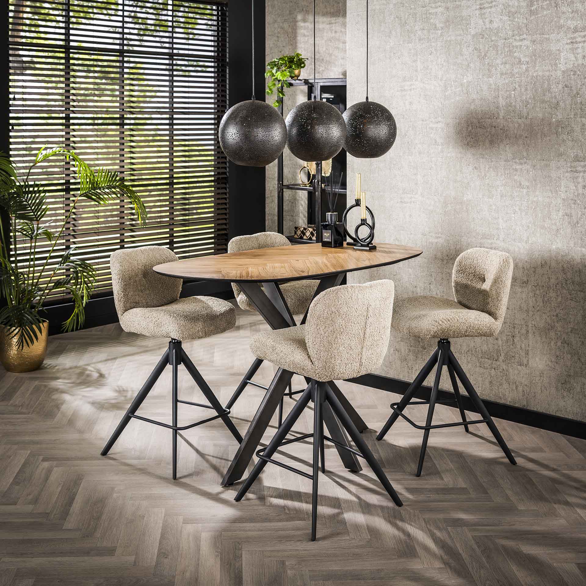 Beistelltisch – Helio Vista – Recyceltes Teakholz furnier