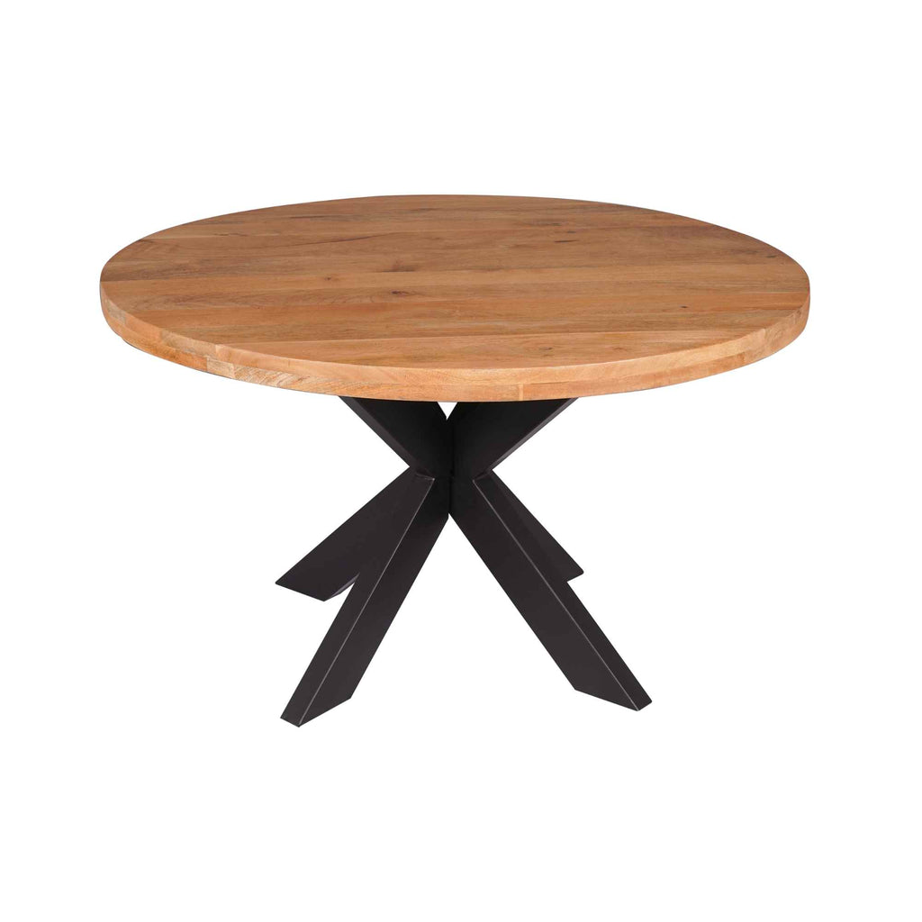 Esszimmertisch Delta | Rund | Mangoholz | 130 cm