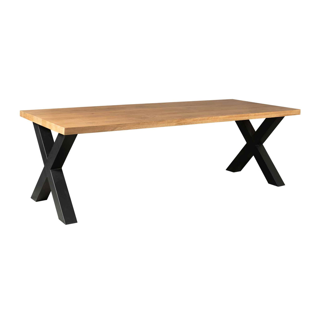 Esszimmer Tisch Denver | Rechteck X-Bein | 220 cm