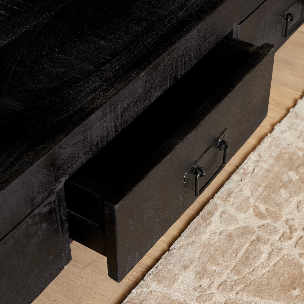 TV-Schrank Boaz Schwarz | 180 cm