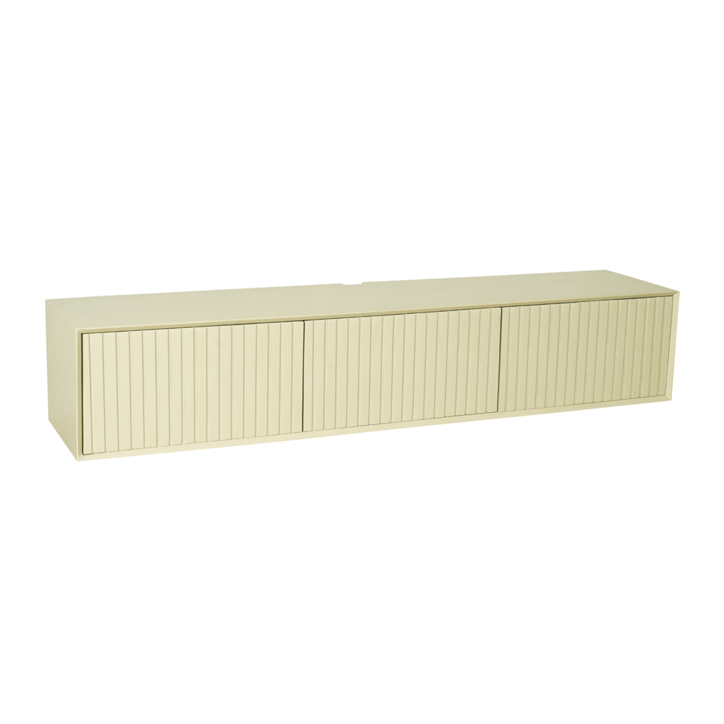 Schwebendes TV-Möbel Madison Sand | 160 cm