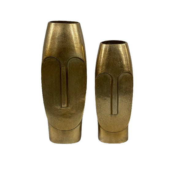 Vase Liv Antique Gold Large | Aluminium | 44 cm – Eleganz in Antikgold