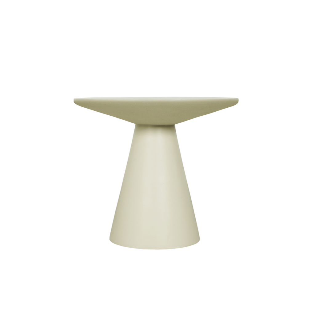 Couchtisch Bellis – Mangoholz mit Sand-Finish, einzigartiges Design, 60 x 60 x 55 cm
