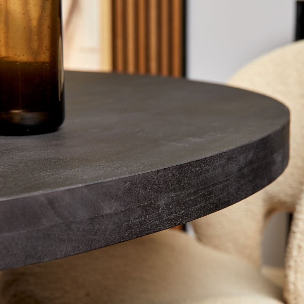 Esszimmer-Tisch Denver Schwarz | Rund | 140 cm