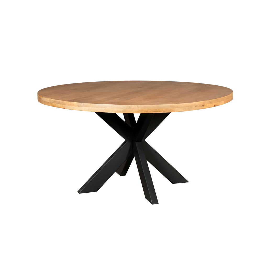 Esszimmer-Tisch Denver | Rund | Mangoholz | 150 cm