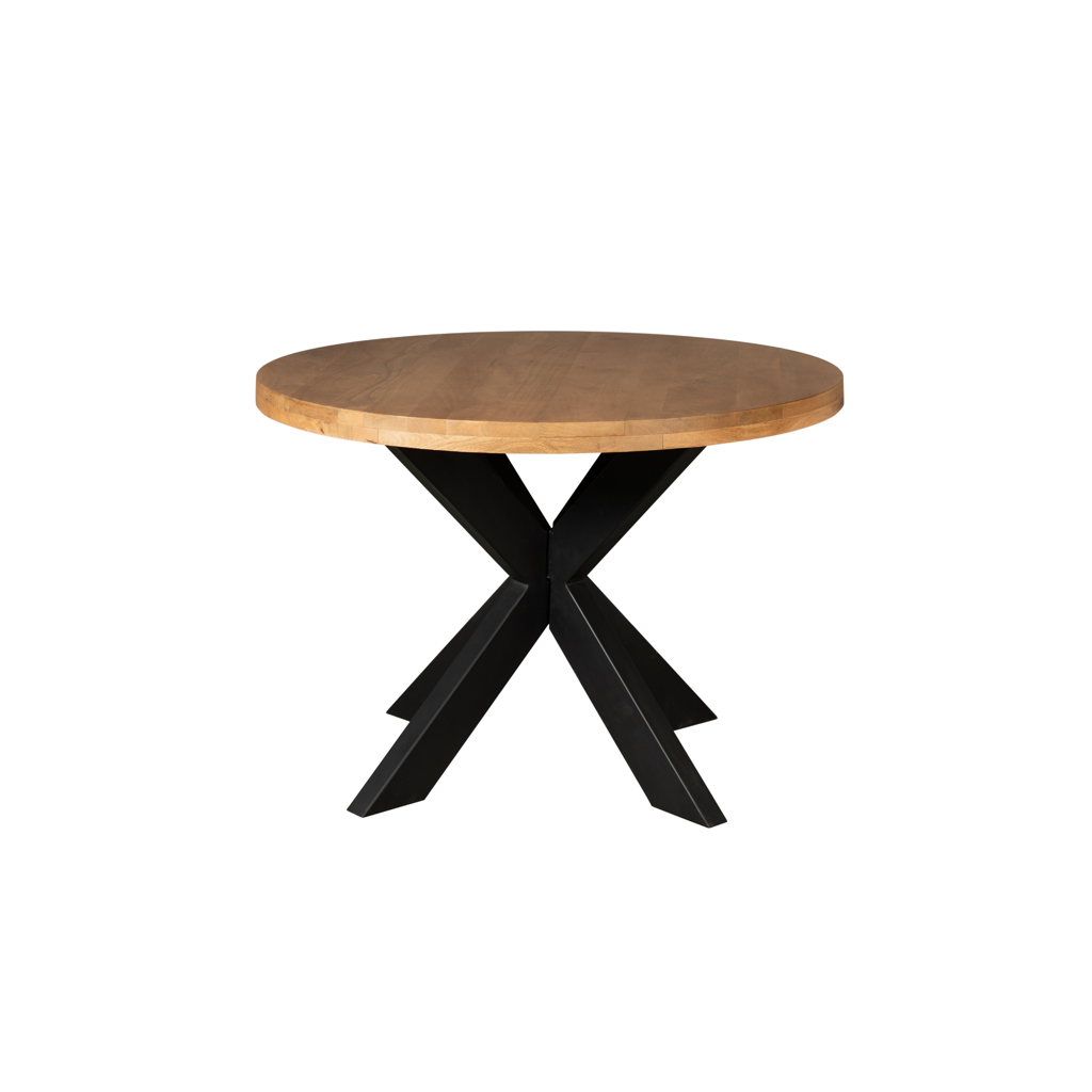 Esszimmer-Tisch Denver | Rund | Mangoholz | 110 cm