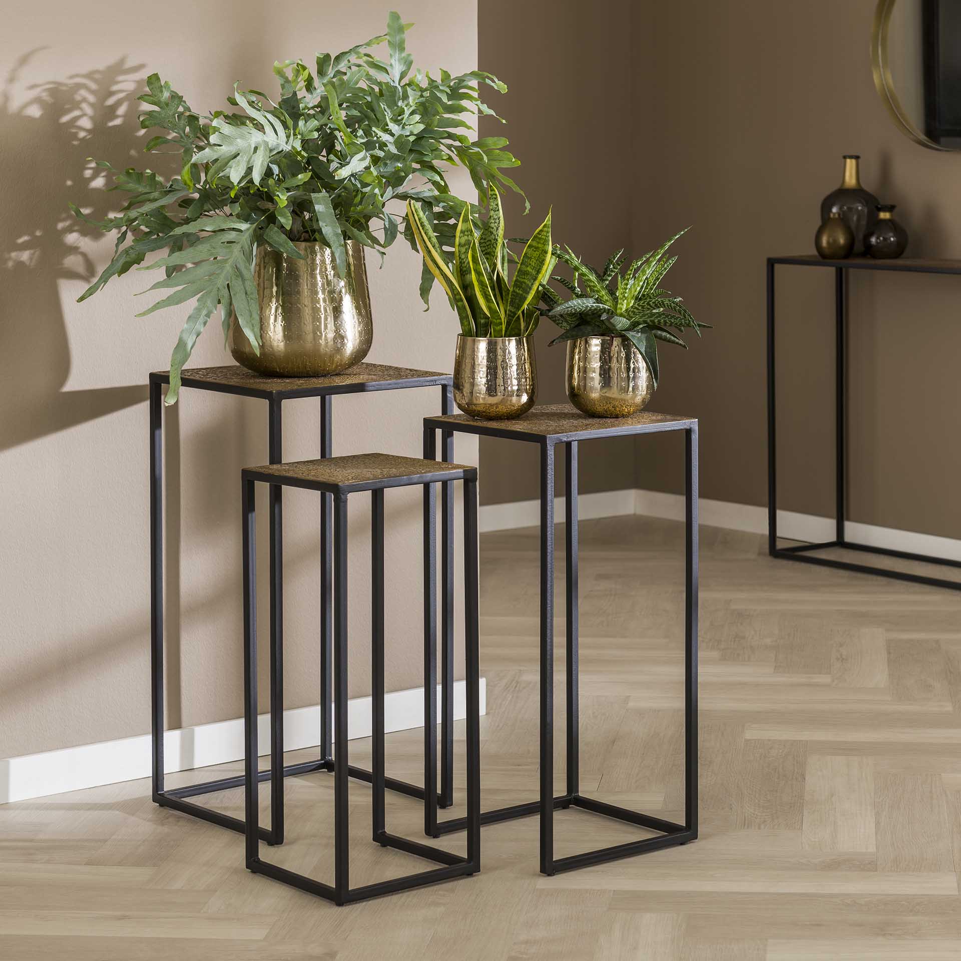 Beistelltisch – Nexa Edge – Metall – Antike bronze