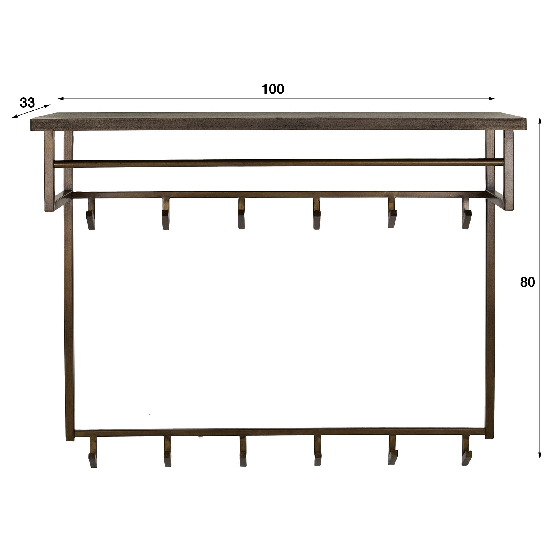 Garderobe – Aurora Modern – Antike bronze