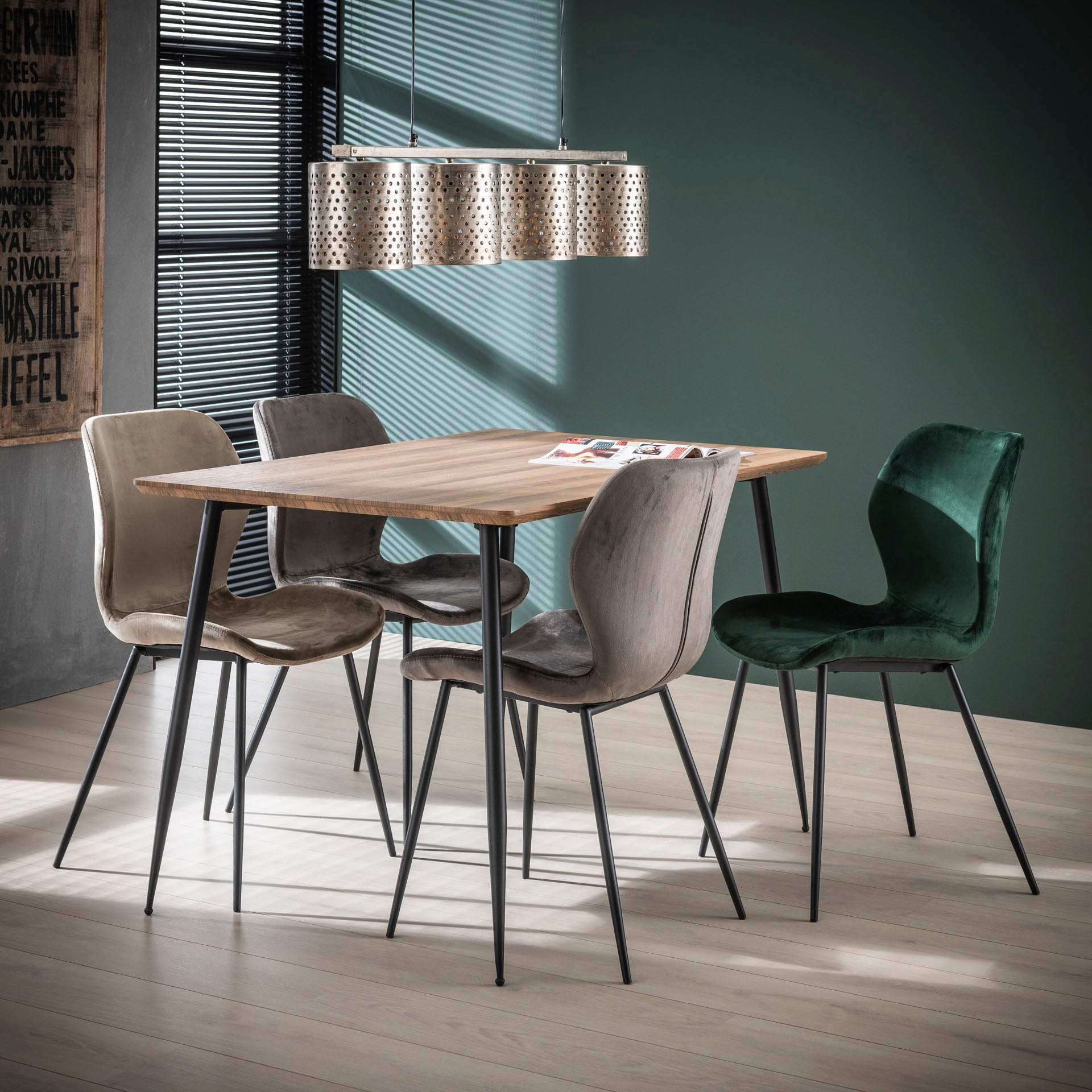 Stuhl – Scalea Grace – Grün velvet
