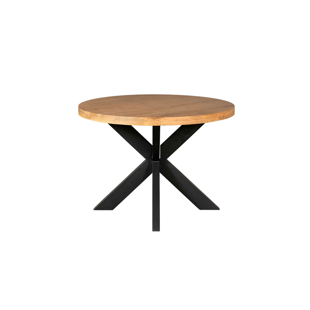 Esszimmer-Tisch Denver | Rund | Mangoholz | 120 cm