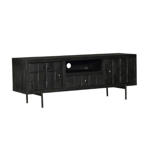 TV-Möbel Brandy Schwarz | 150 cm