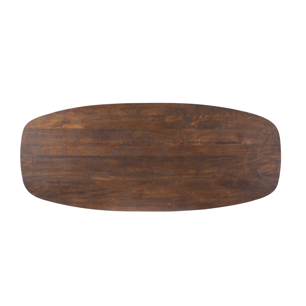 Esstisch Lunero – Massives Mangoholz Braun, 300 x 100 x 76 cm