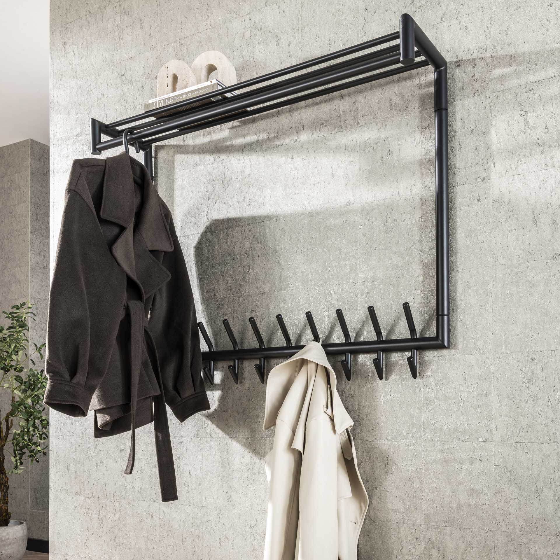 Garderobe – Luma Stone – Dunkelgrau Matt