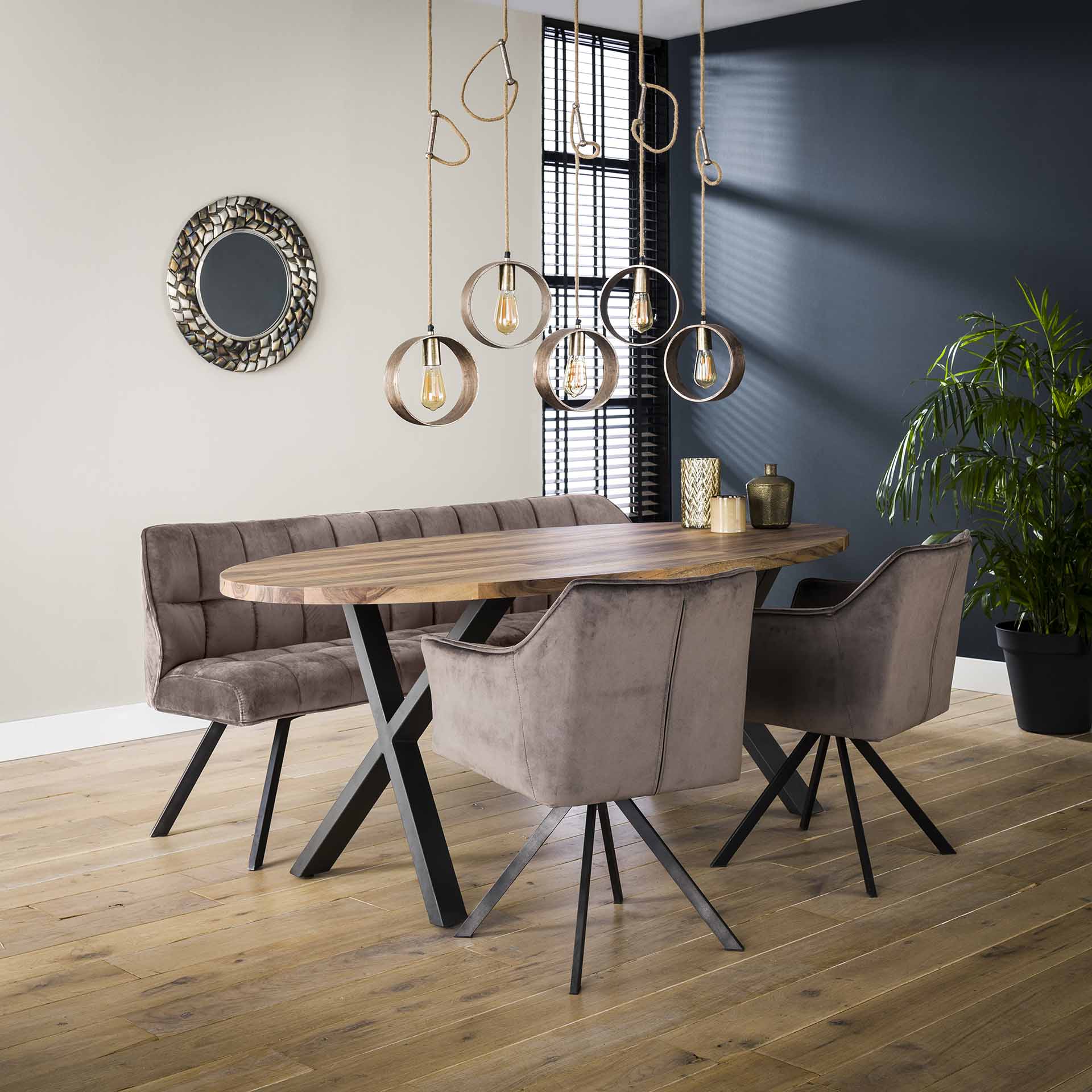 Bank – Velora Studio – Anthrazit velvet