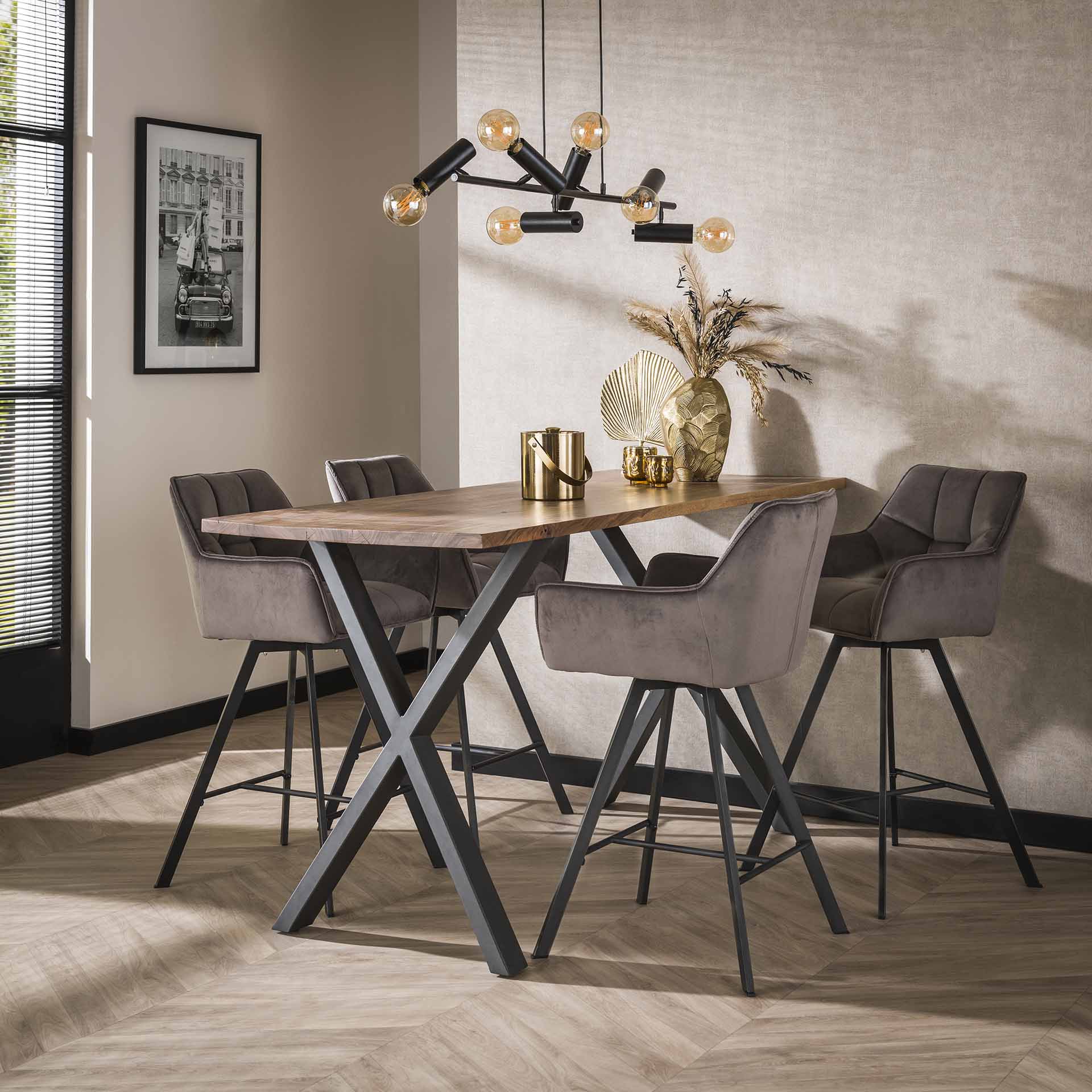 Stuhl – Vesta Classic – Anthrazit velvet