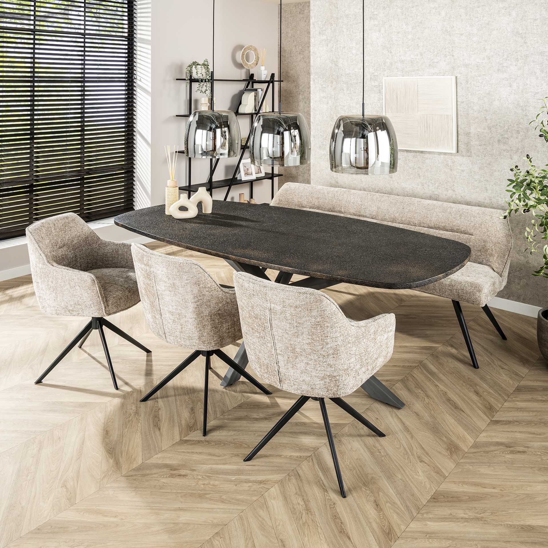 Stuhl – Avento Noir – Rich sandfarben