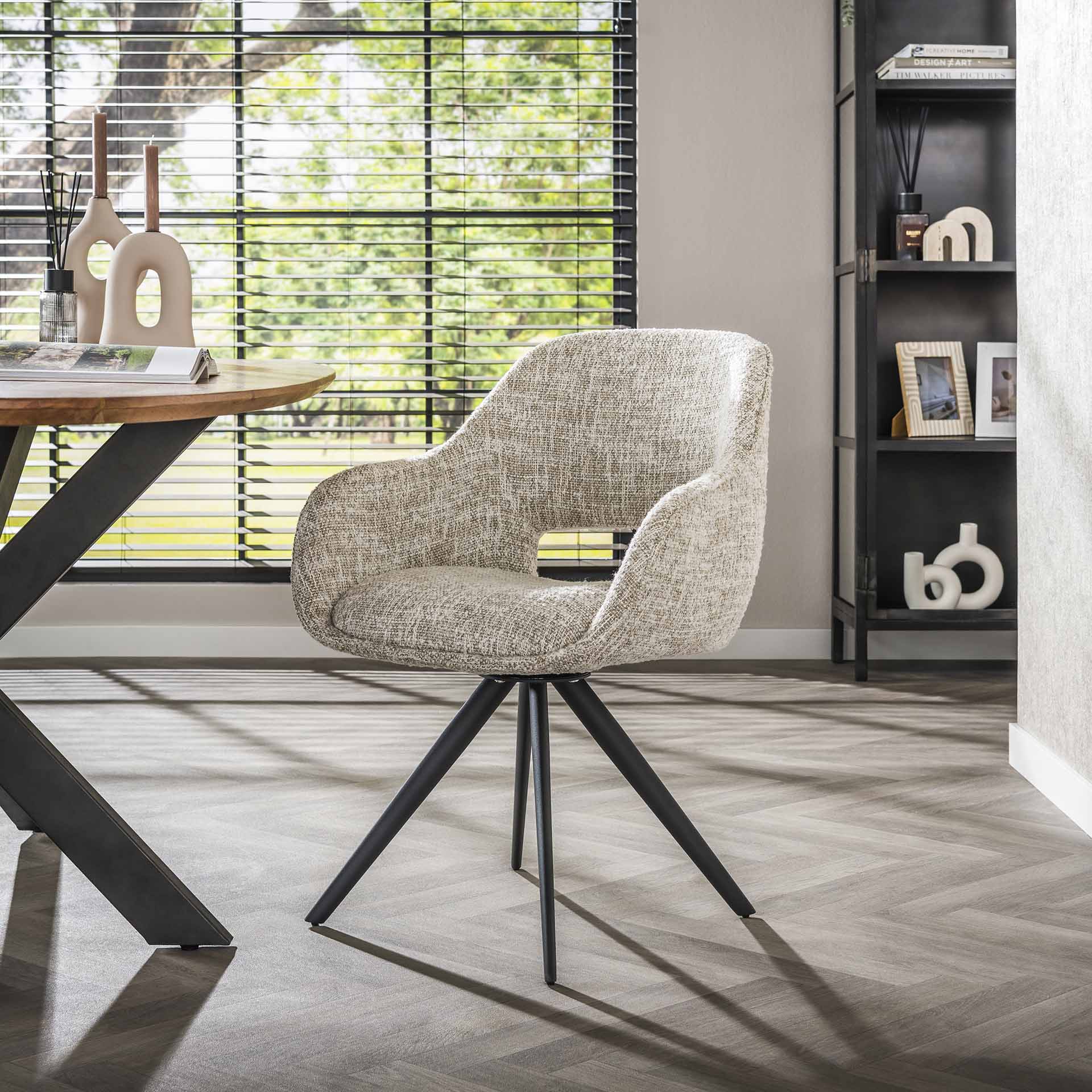 Stuhl – Forma Grace – Creme-grau