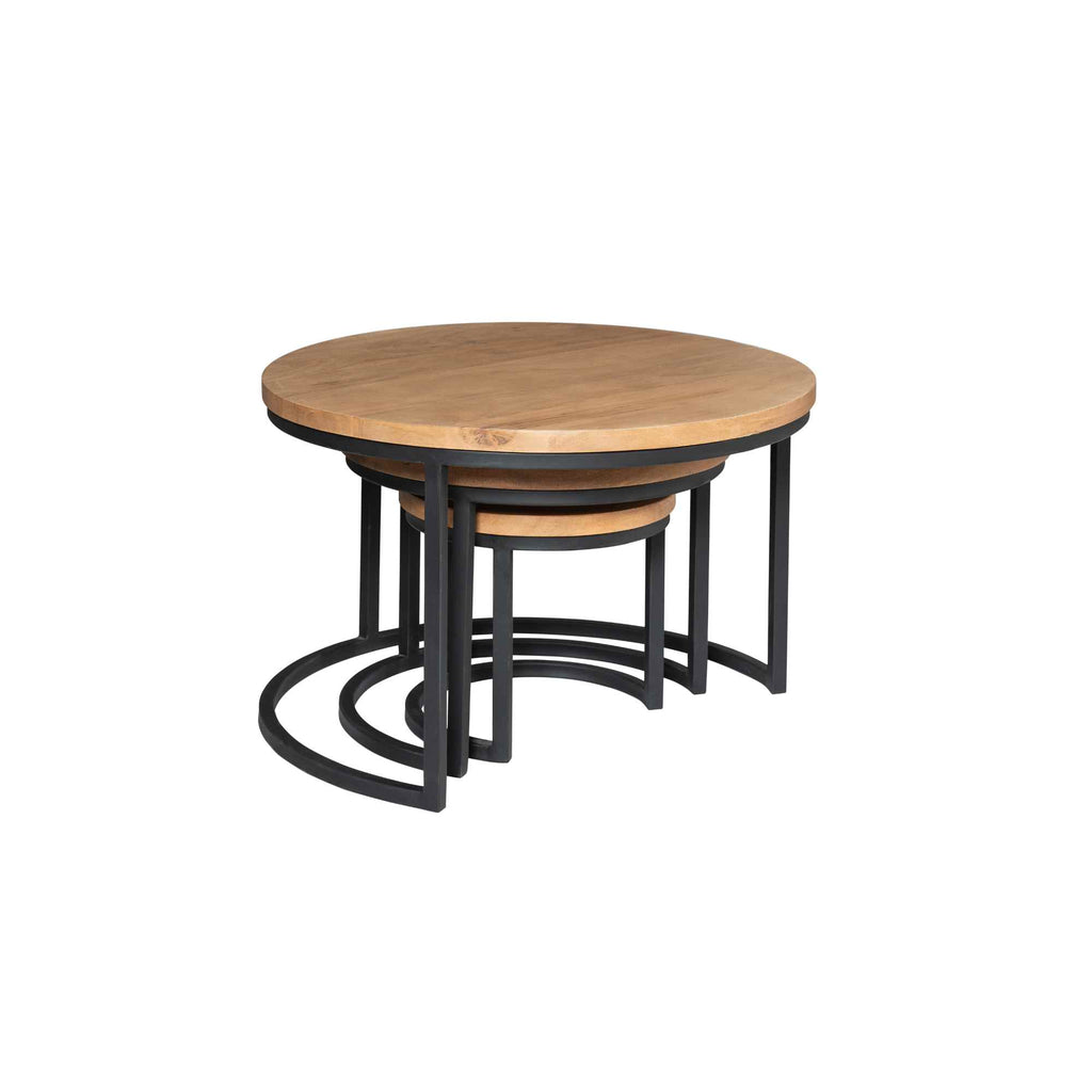 Couchtisch Denver | Set aus 3 | Rund