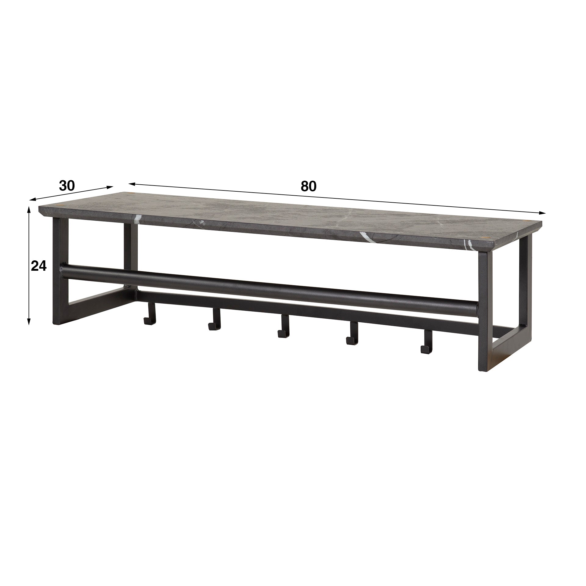 Garderobe – Avani Classic – 3D Schwarz braun