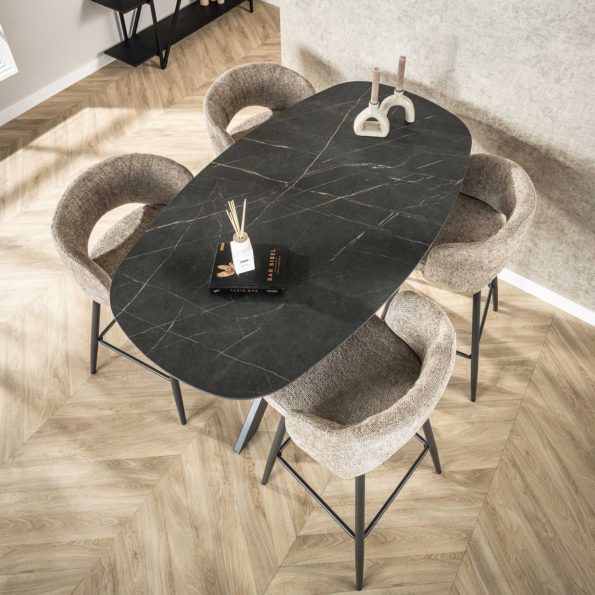 Beistelltisch – Soma Noir – 3D Schwarz braun