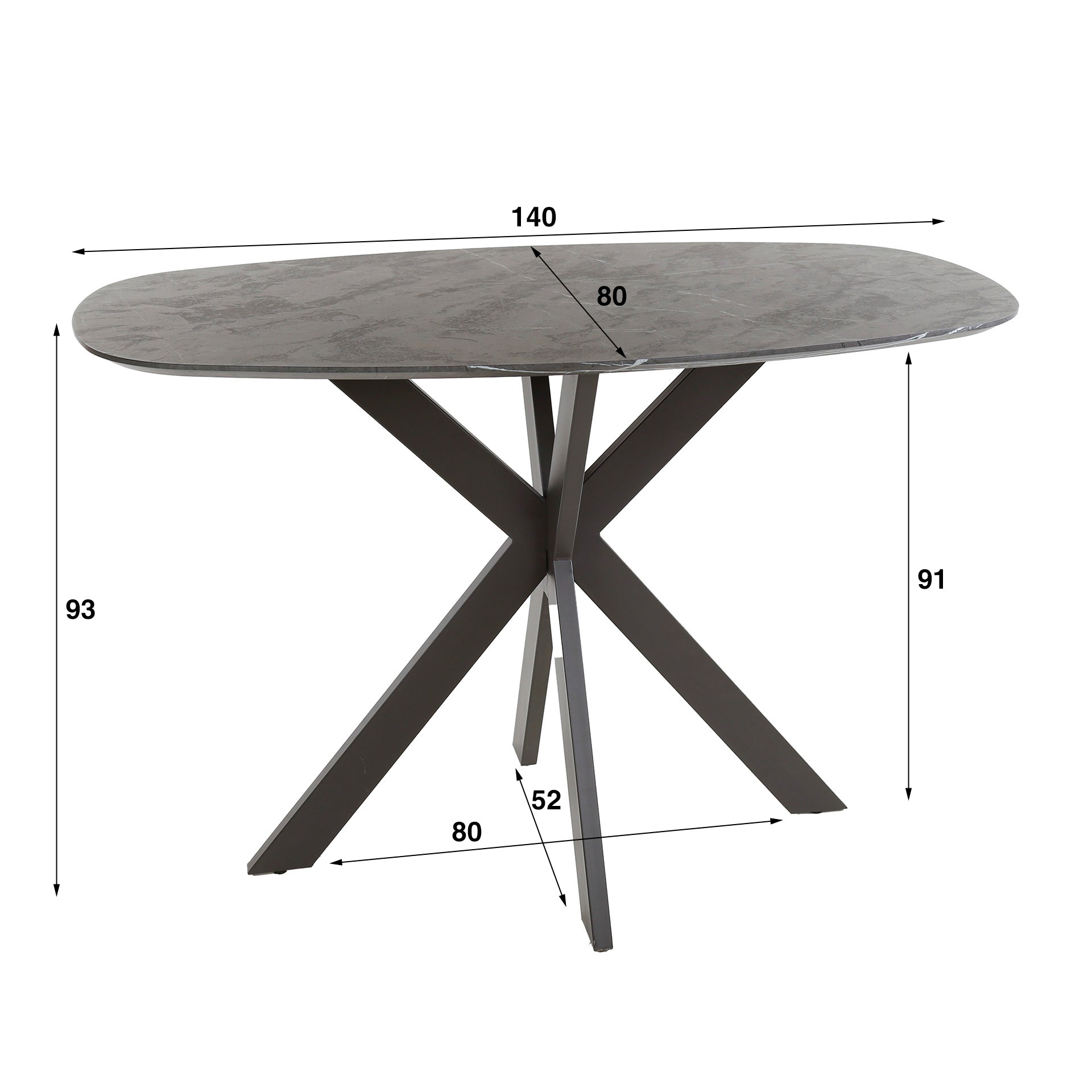 Beistelltisch – Soma Noir – 3D Schwarz braun