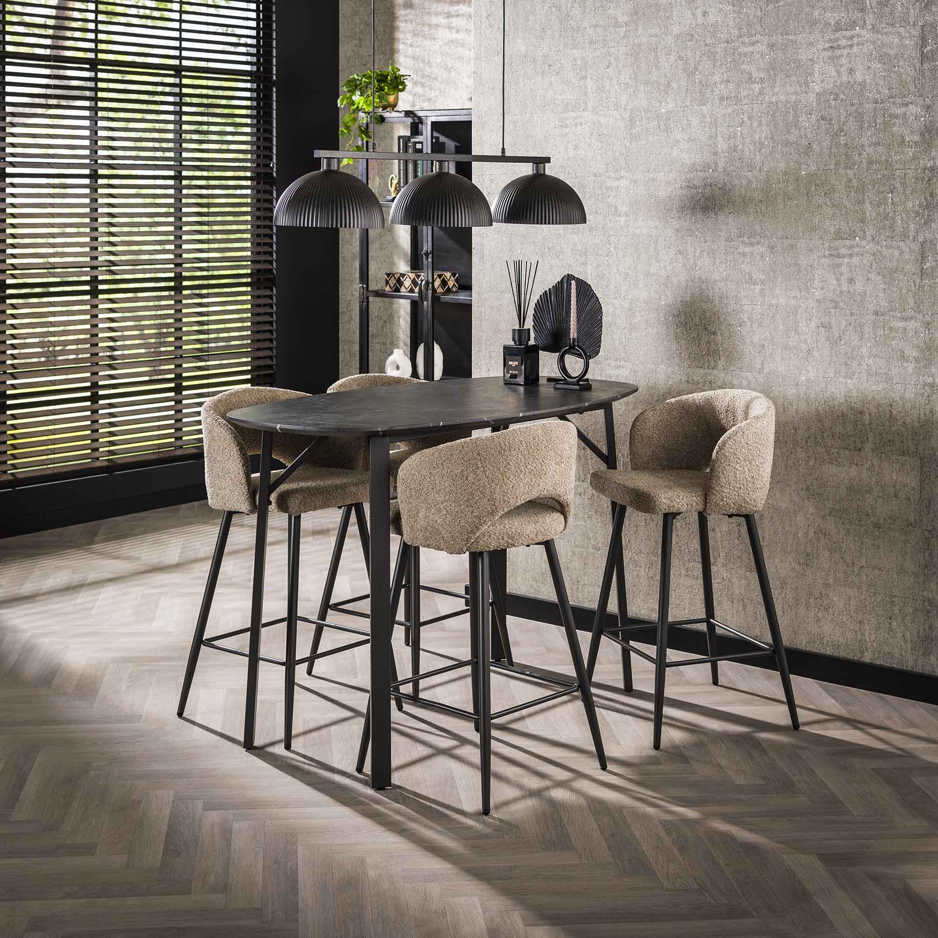 Beistelltisch – Mira Prime – 3D Schwarz braun
