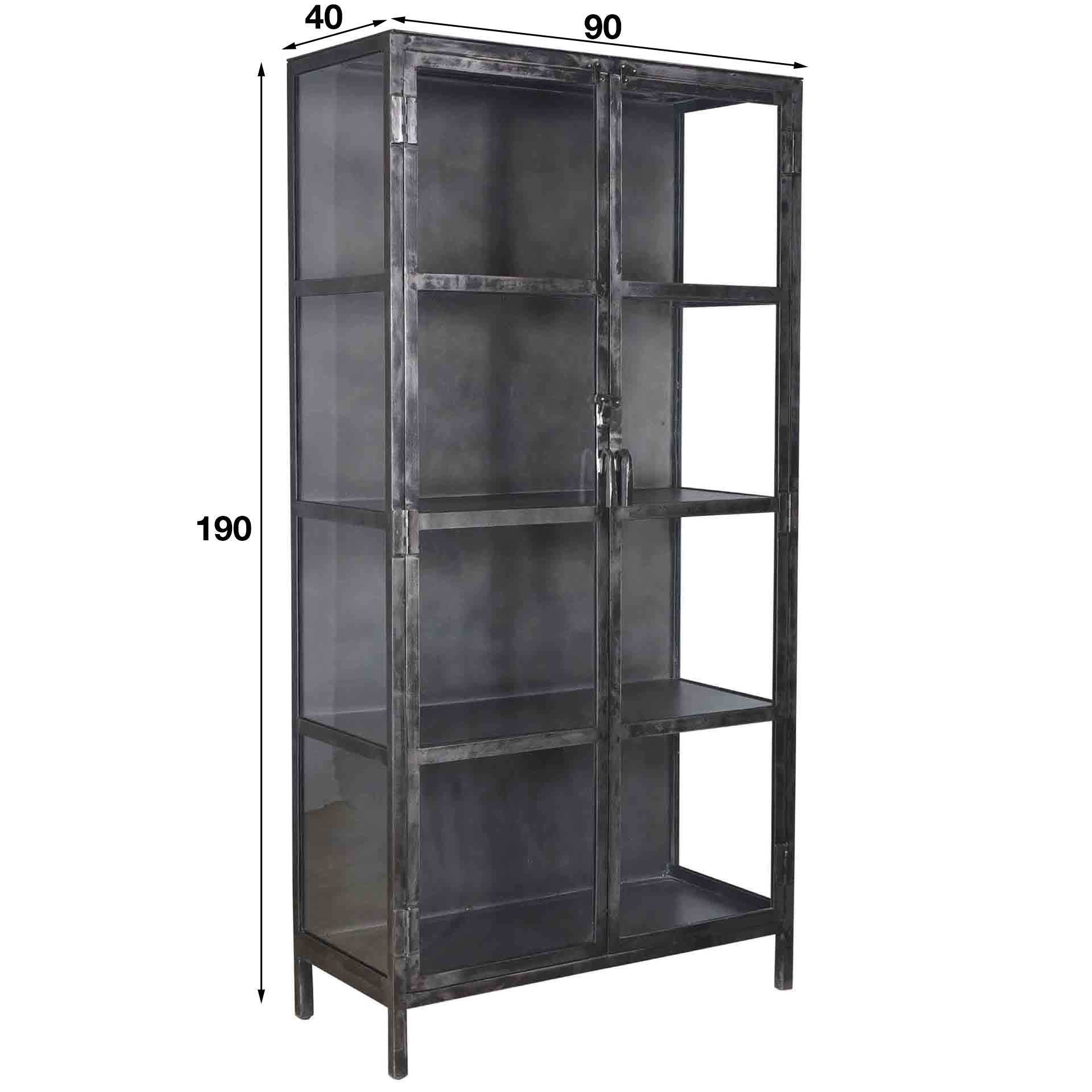 Vitrine – Evo Living – Gun metal