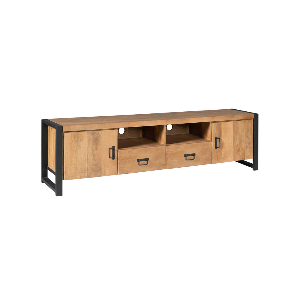 TV-Schrank Boaz 200 cm | Zwei Türen und zwei Schubladen