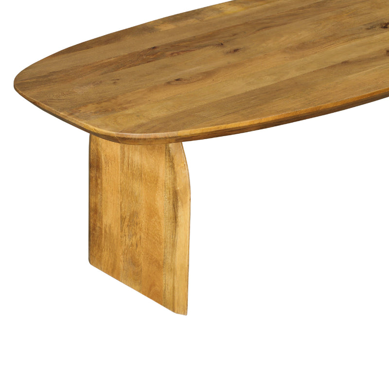 Esstisch TeTey aus massivem Mangoholz – extra großer Holztisch 300 cm für stilvolle Dinner & gesellige Abende