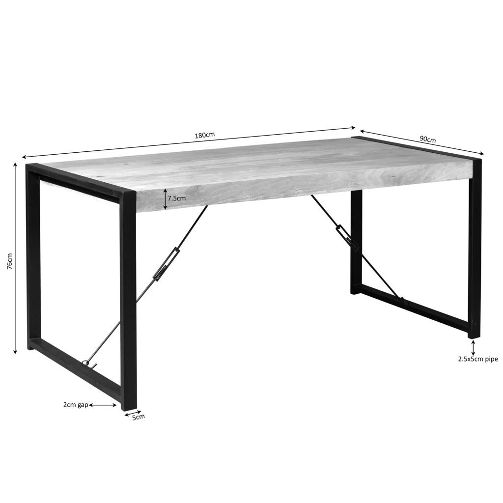 Esszimmertisch Boaz 180 cm