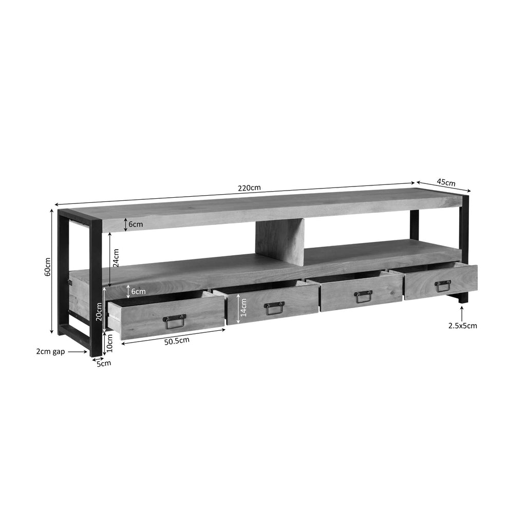 TV-Schrank Boaz | 220 cm