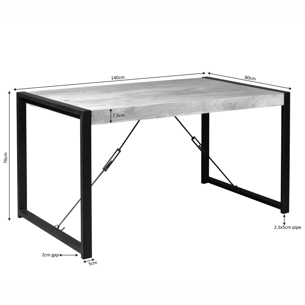 Esstisch Boaz 140 cm