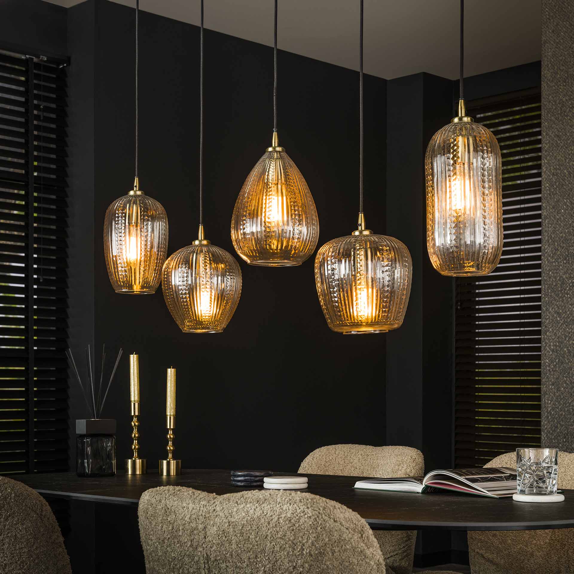 Hängeleuchte – Luma Home – Glas – Diamond glass