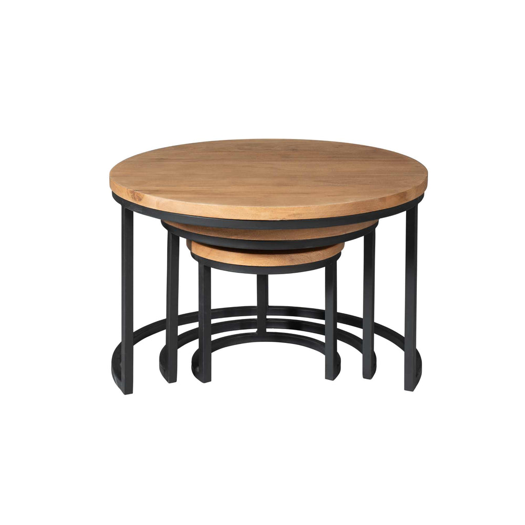 Couchtisch Denver | Set aus 3 | Rund