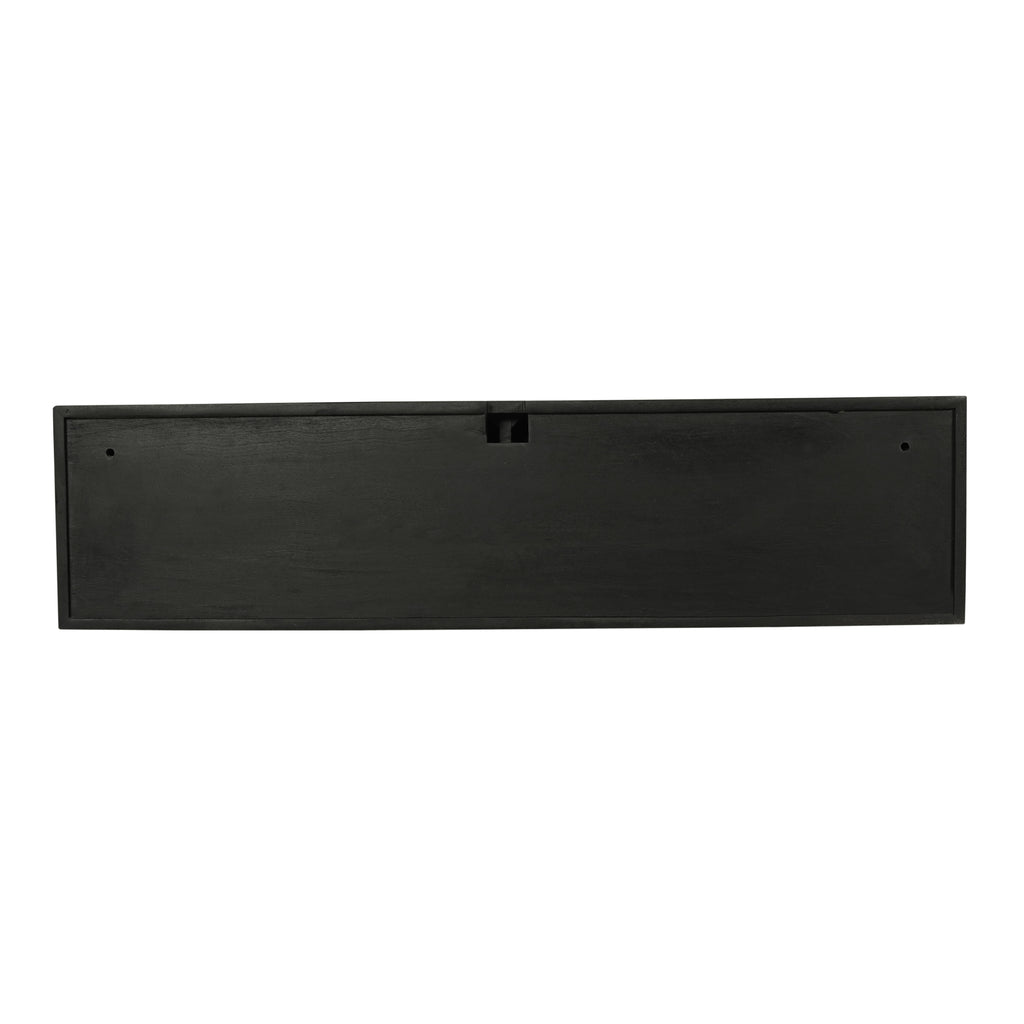 Schwebendes TV-Möbel Madison Schwarz | 120 cm
