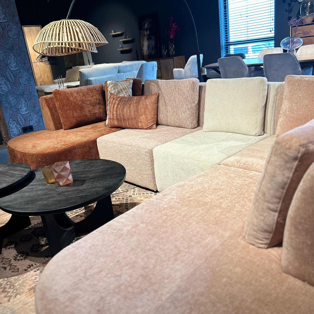 MeinLieblingsplatz Modular U-Sofa – stilvolles, großzügiges Sofa, 335 x 230 cm, farbenfroh & zeitgemäß