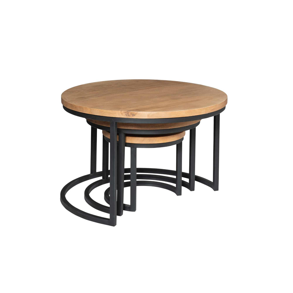 Couchtisch Denver | Set aus 3 | Rund