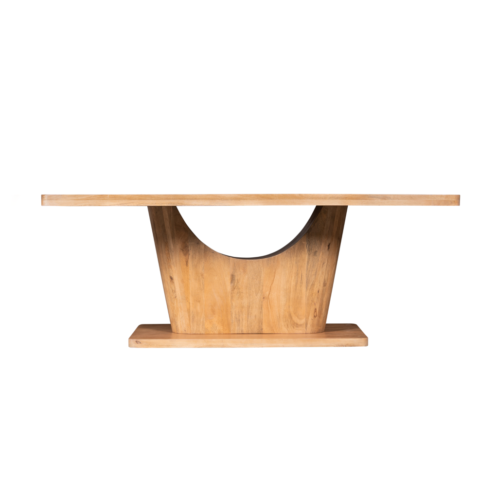 Esstisch CocoMer – Massives Mangoholz Naturfarben, 200 x 110 x 76 cm